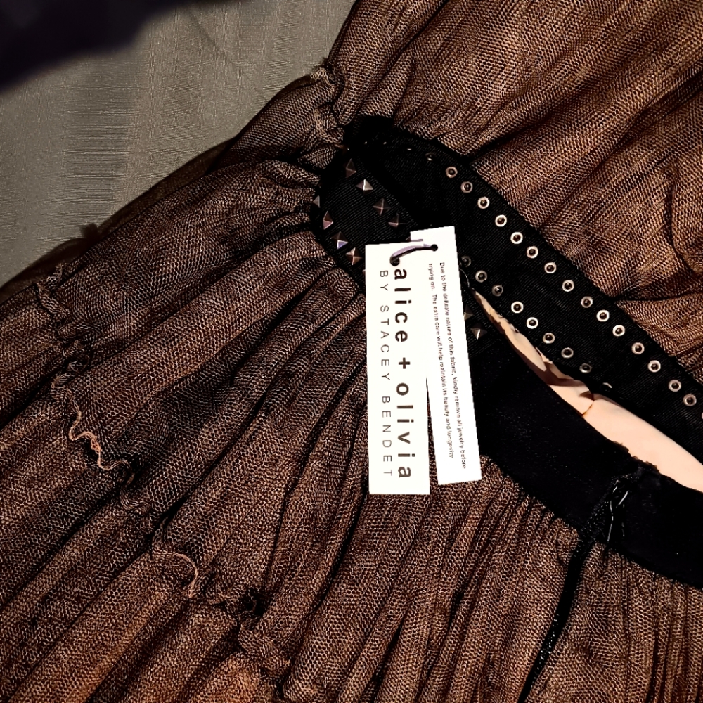 Long Alice and Olivia skirt